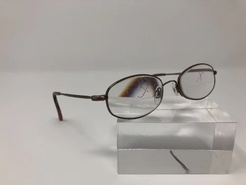 DuraFlex DF 1707 Eyeglass Frames Copper 44/18/125 Oval Z413
