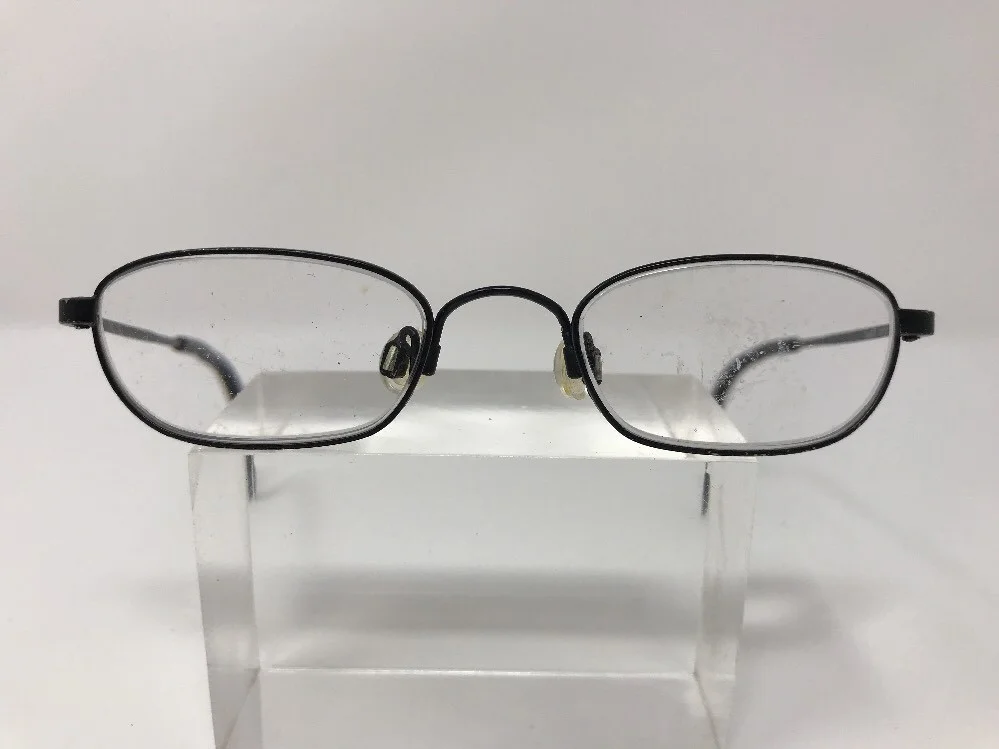 Duraflex Eyeglasses DF1701 Black Metal Frame 44-19-125 Full Rim D490
