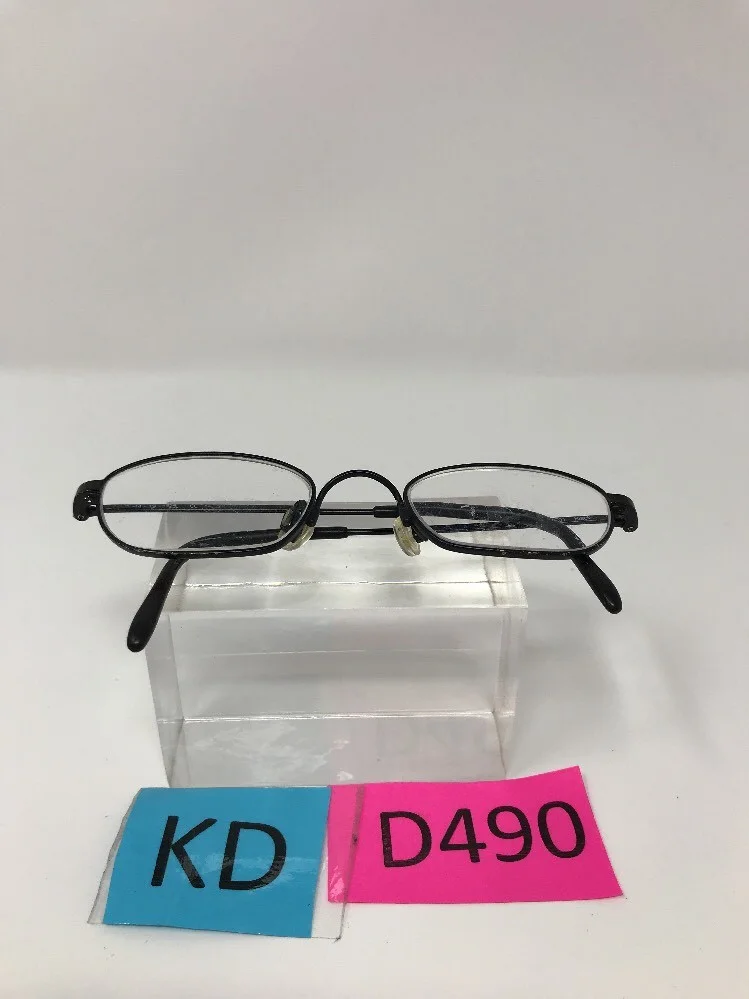 Duraflex Eyeglasses DF1701 Black Metal Frame 44-19-125 Full Rim D490 2