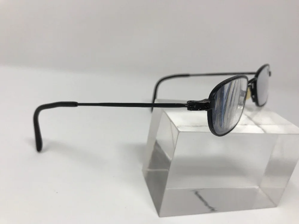 Duraflex Eyeglasses DF1701 Black Metal Frame 44-19-125 Full Rim D490 3