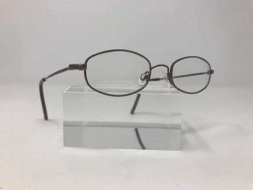 Duraflex Eyeglasses DF1707 Copper 44-18-125 Oval Brown E302