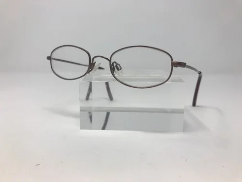 Duraflex Eyeglasses DF1707 Copper 44-18-125 Oval Brown E302 3