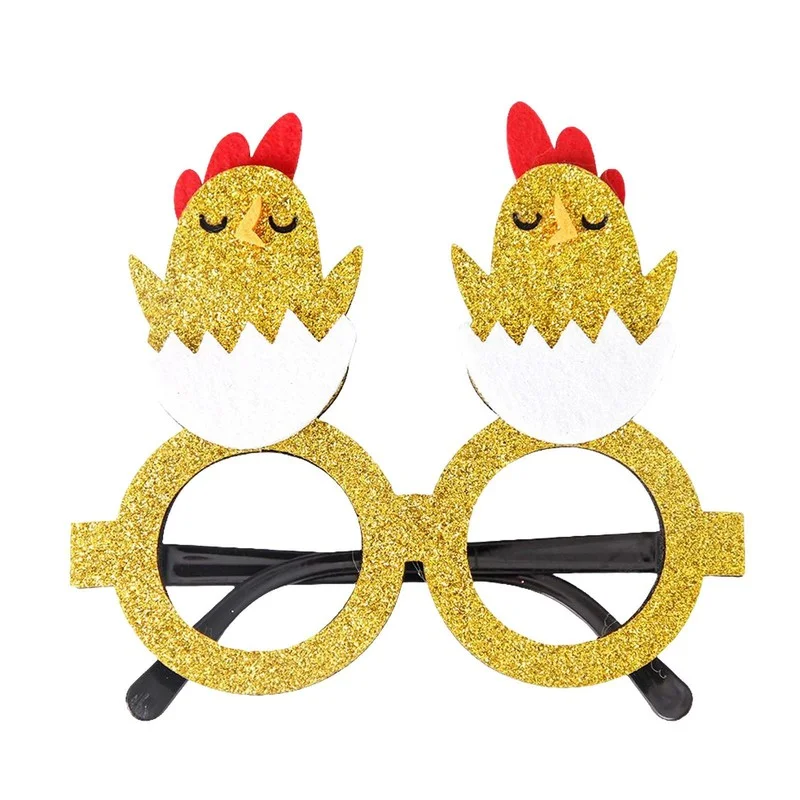 Easter Glasses Bunny Eggs Chick Glitter Eyeglasses Frame Photo Props CUTE Dress 4