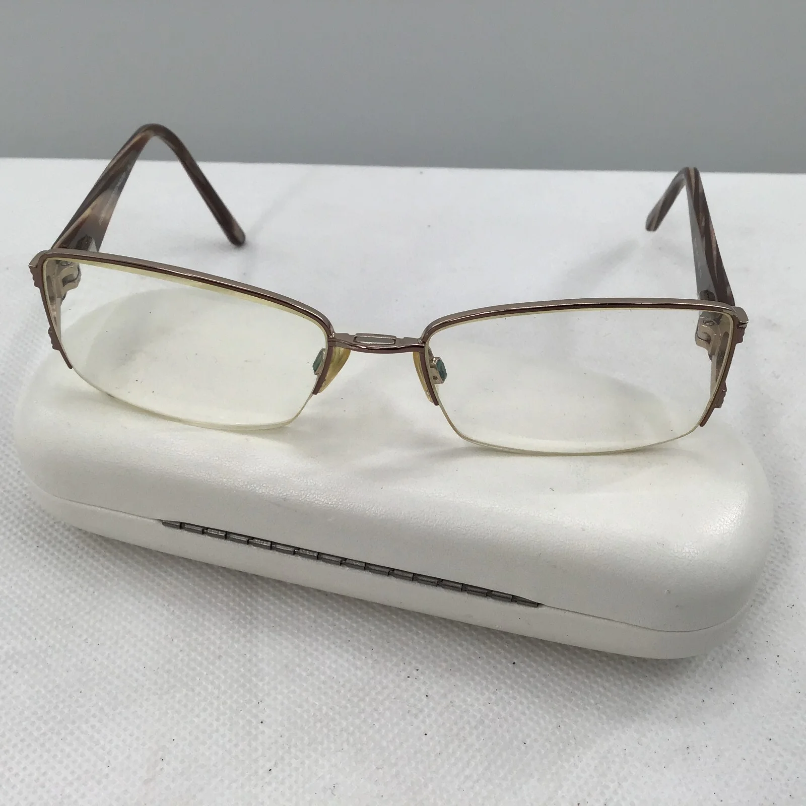 Easy Clip Eyeglasses EC162 Frames Only With Clip-On Sunglasses Lenses 54-17-135 3