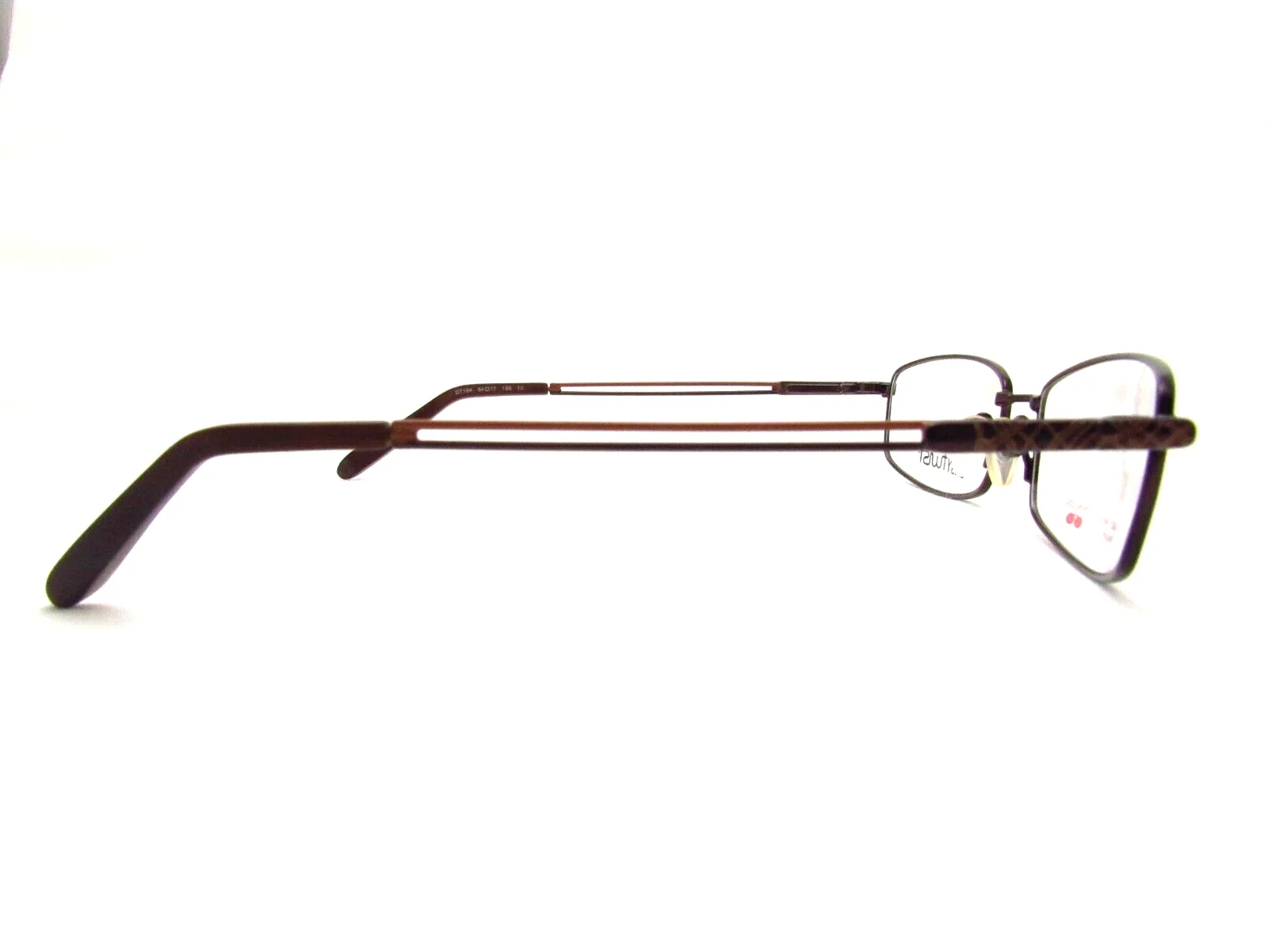 Easy Twist 184 Brown 54 x 17 135 mm Eyeglass Frame with Polarized Clip* 2