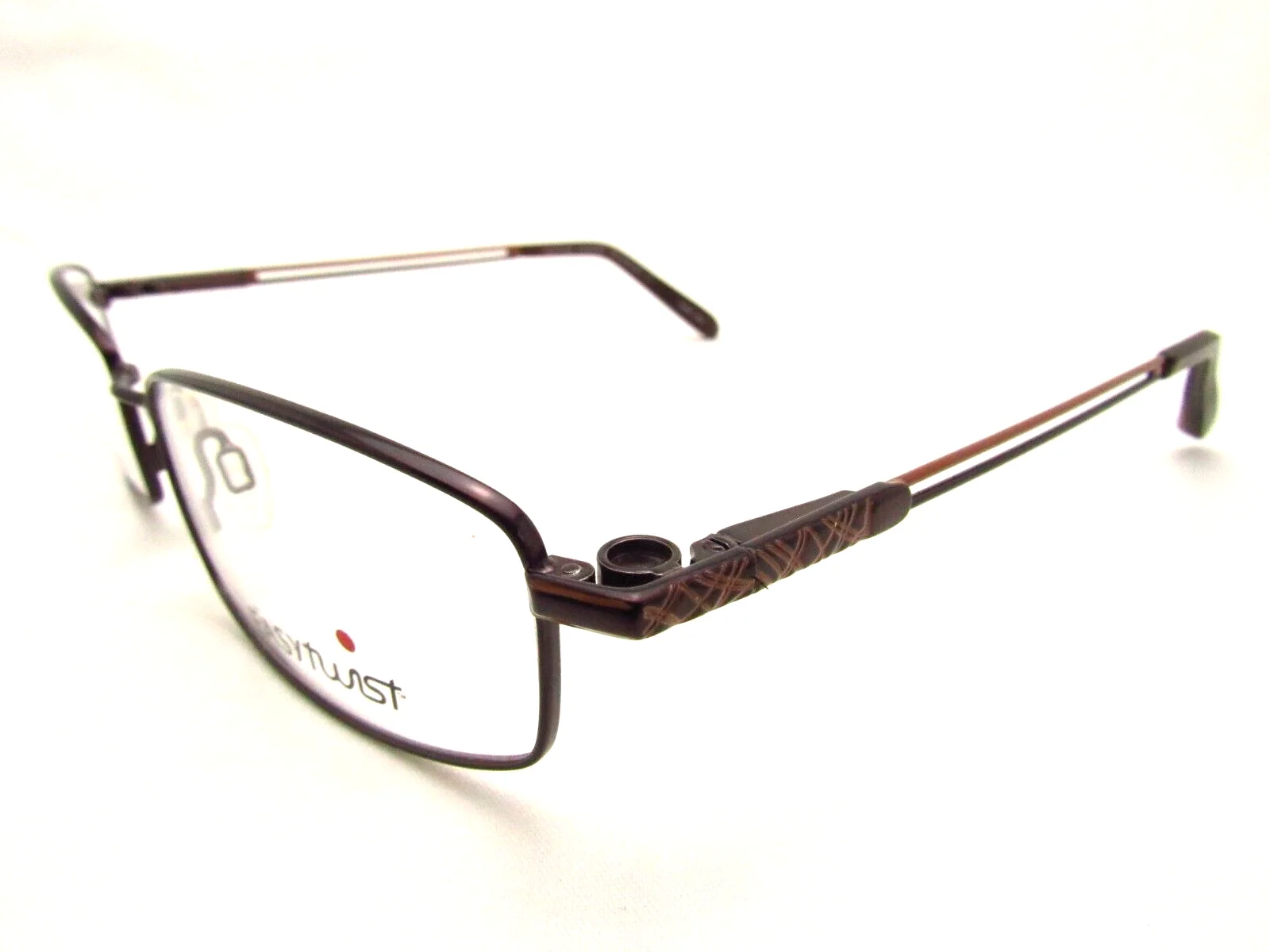 Easy Twist 184 Brown 54 x 17 135 mm Eyeglass Frame with Polarized Clip* 3