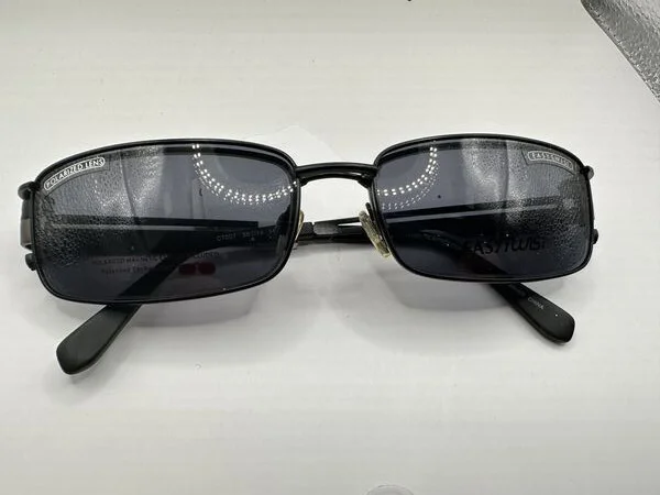 Easy Twist Black Eyeglasses Frame Polarized Magnetic Polarized Clip 56-18-140 2