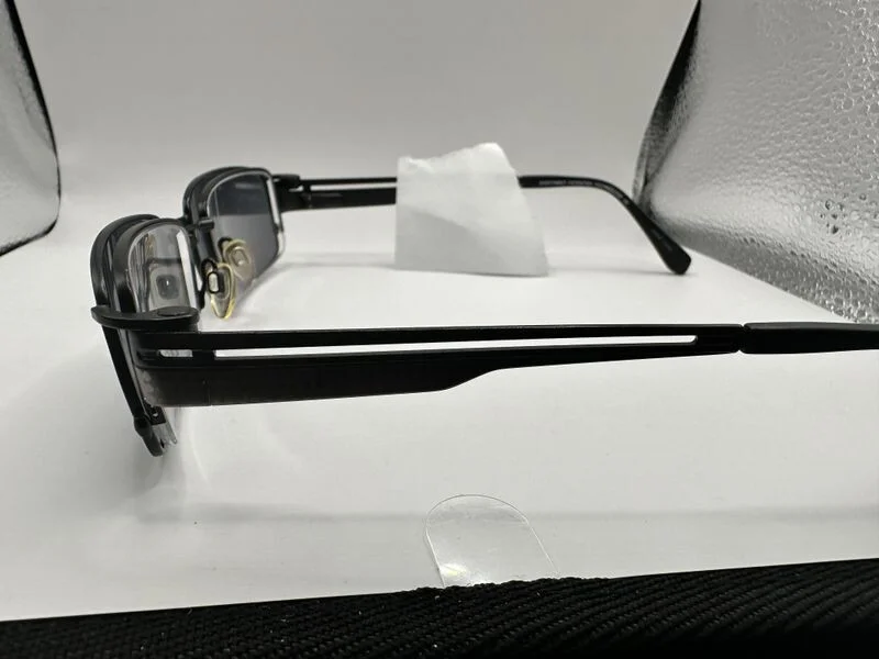Easy Twist Black Eyeglasses Frame Polarized Magnetic Polarized Clip 56-18-140 4