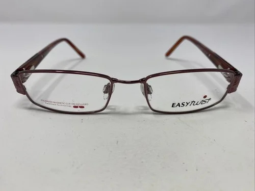 Easy Twist CT 191 30 50-17-135 Burgundy Full Rim Metal Eyeglasses Frame 4991