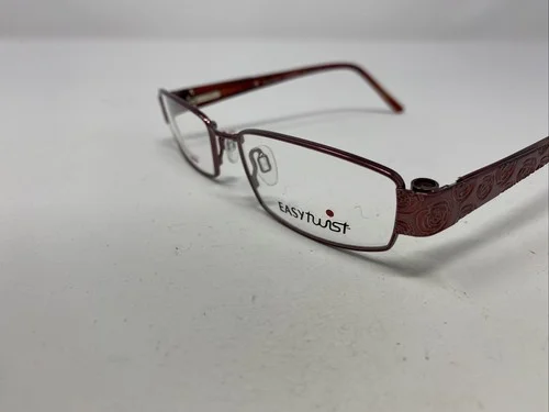 Easy Twist CT 191 30 50-17-135 Burgundy Full Rim Metal Eyeglasses Frame 4991 2