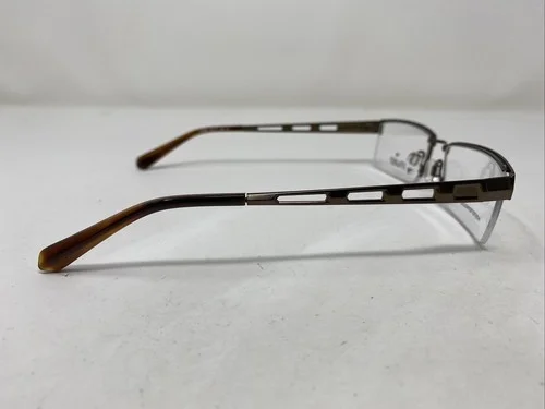 Easy Twist ET865 10 53-17-135 Brown Half Rim Metal Eyeglasses Frame DP79 4
