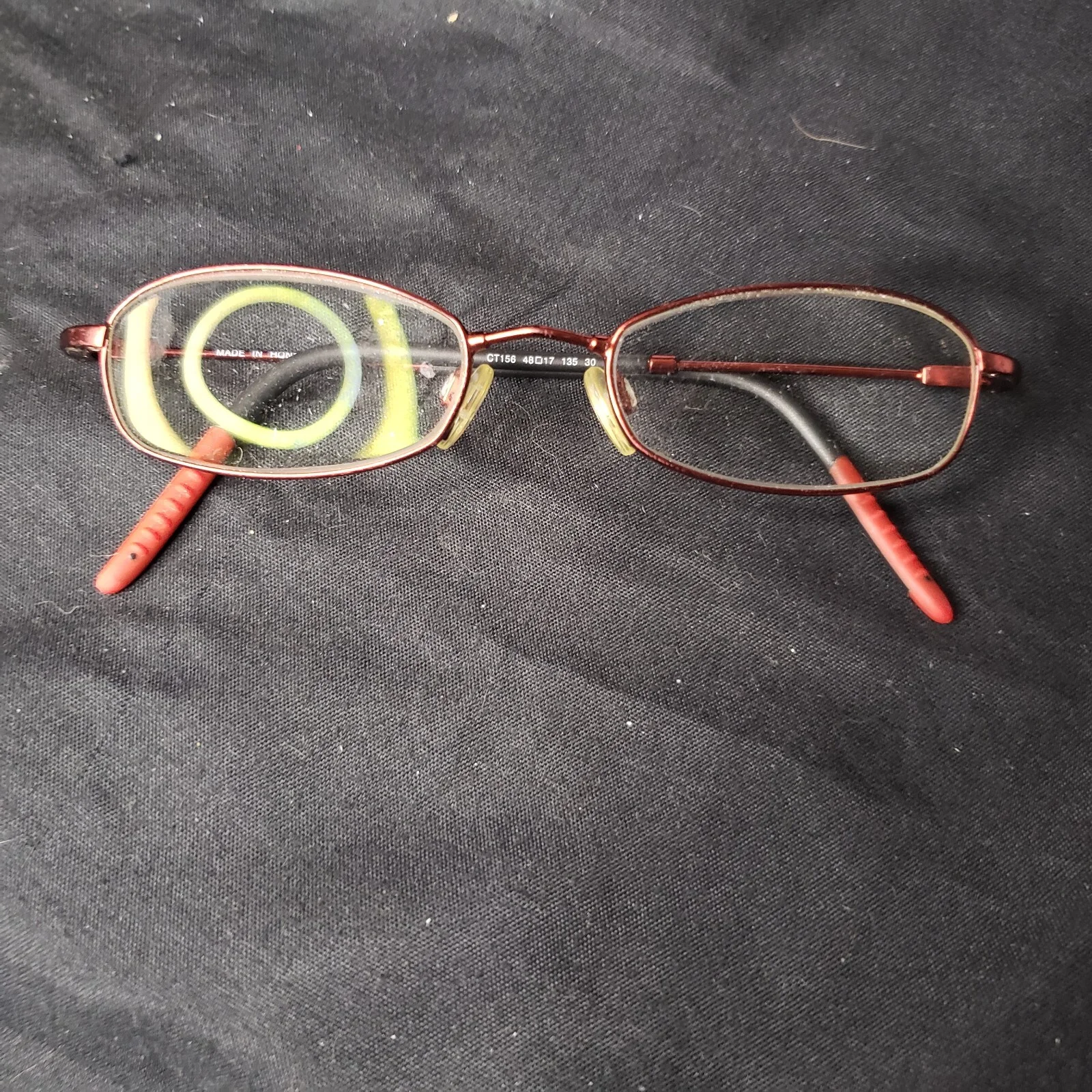 Easy Twist eyeglass frame 159 49-18-135 c30 shiny oxblood Magnetic