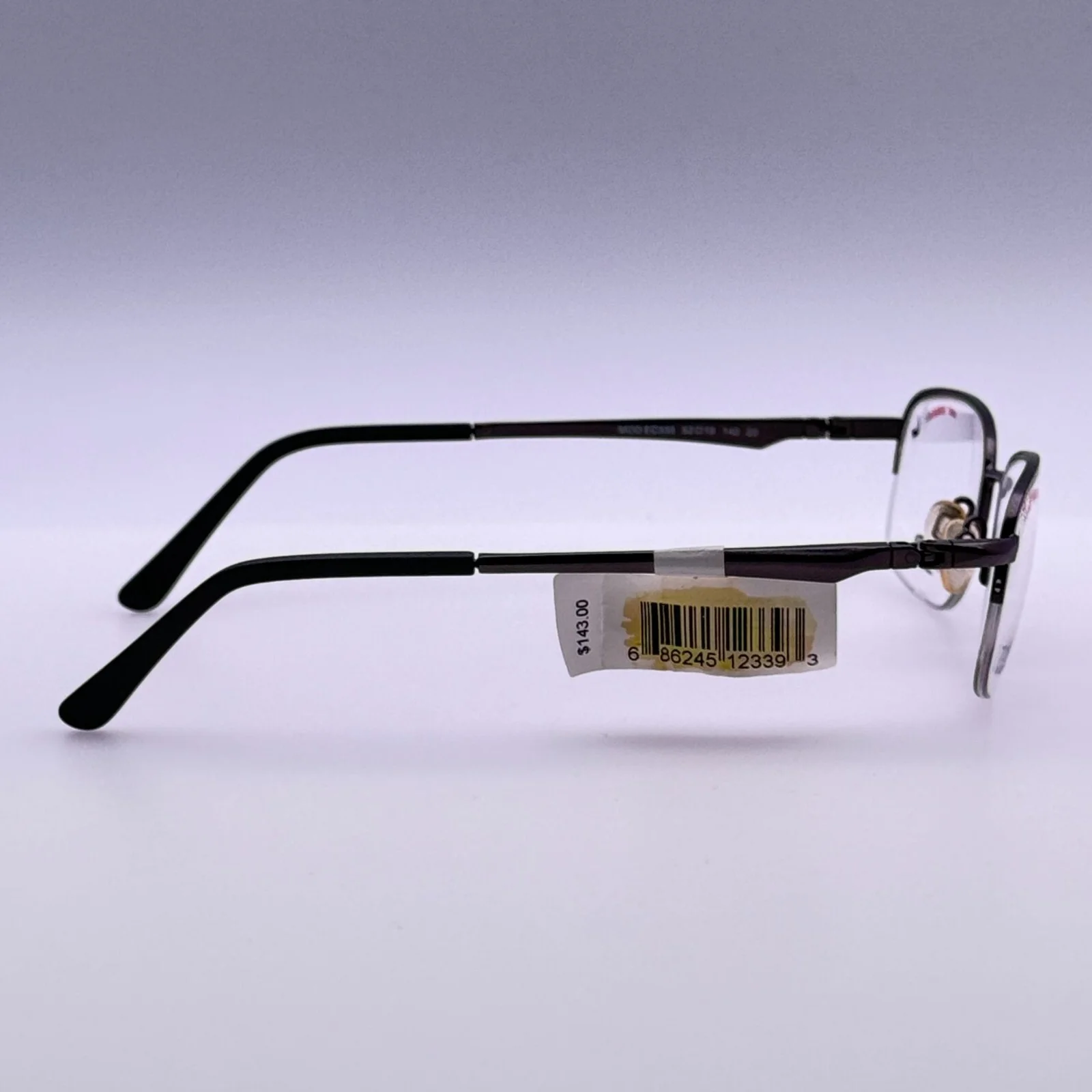 Easyclip Eyeglasses Eye Glasses Frames EC338 20 52-19-140 Display Model 2