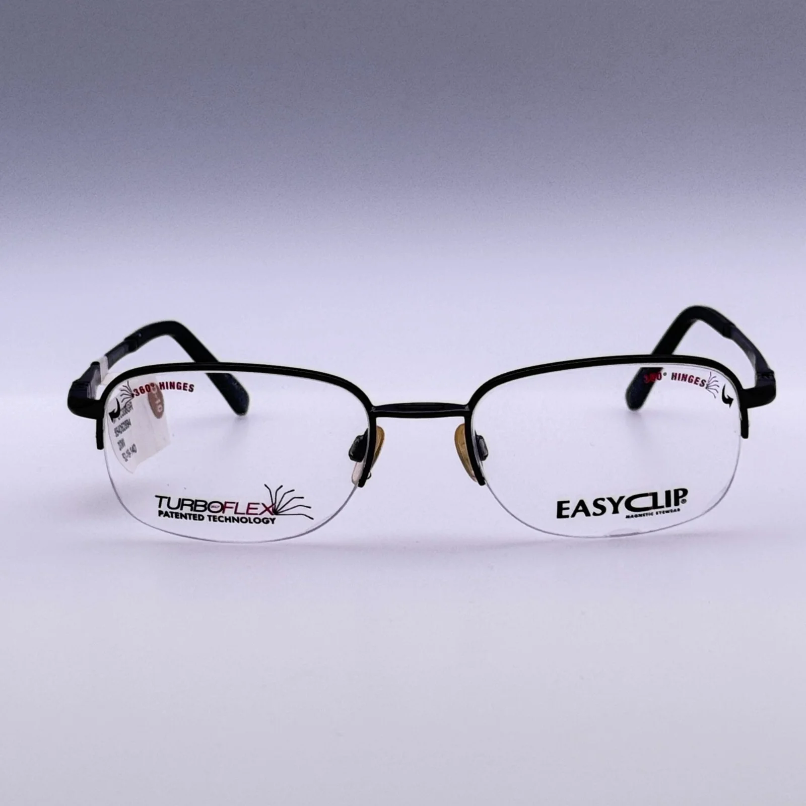 Easyclip Eyeglasses Eye Glasses Frames EC338 20 52-19-140 Display Model 3