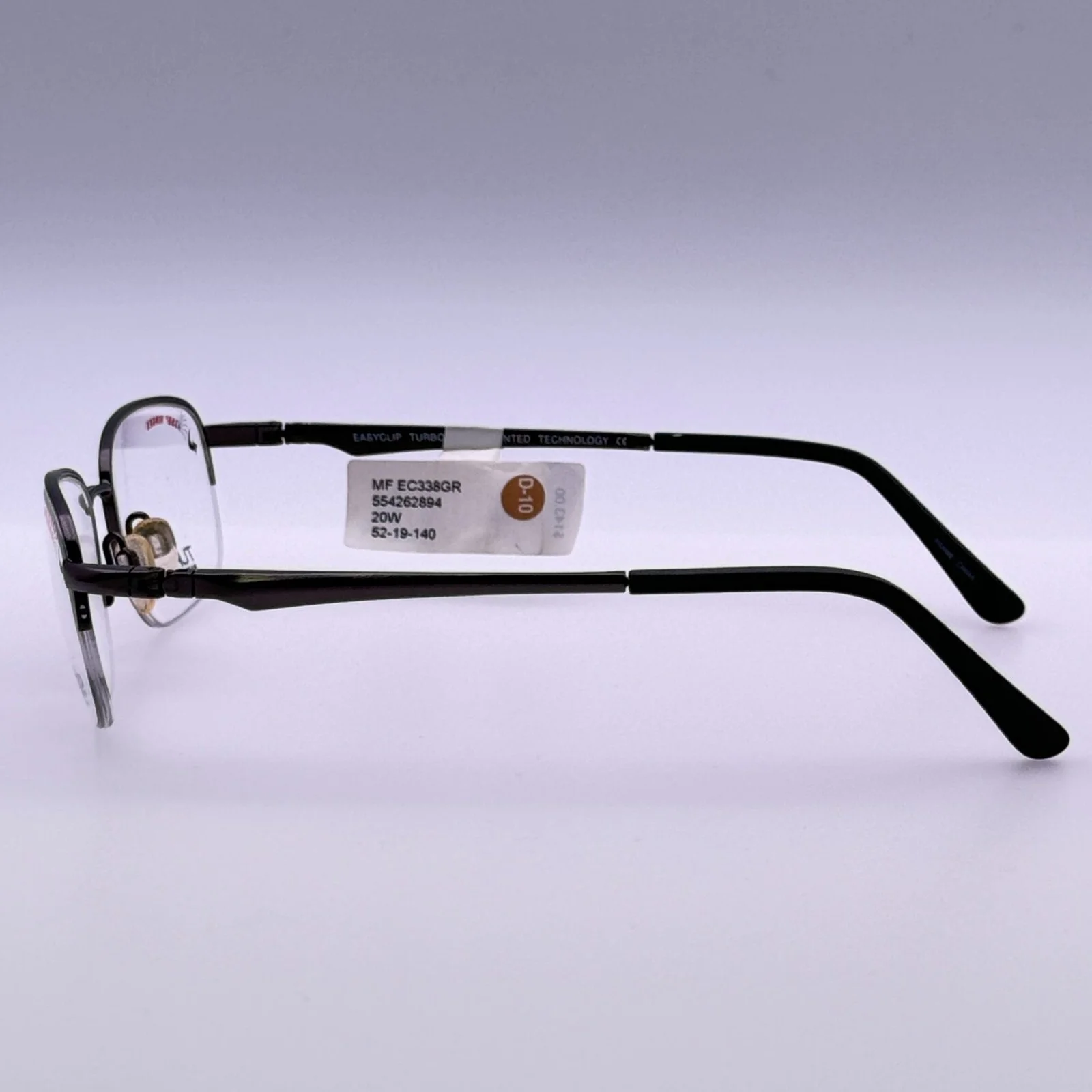 Easyclip Eyeglasses Eye Glasses Frames EC338 20 52-19-140 Display Model 4