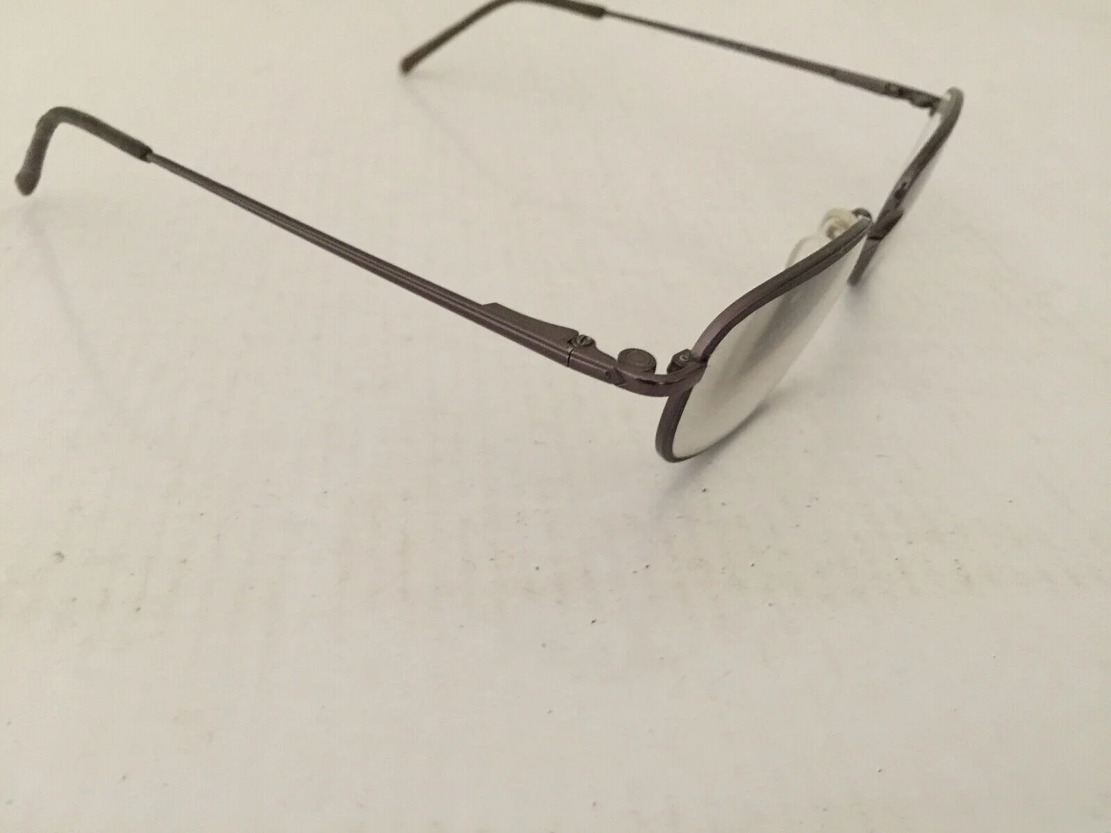 Easyclip Eyeglasses technology titanium Frames gunmetal oval size 52[]21 140 2