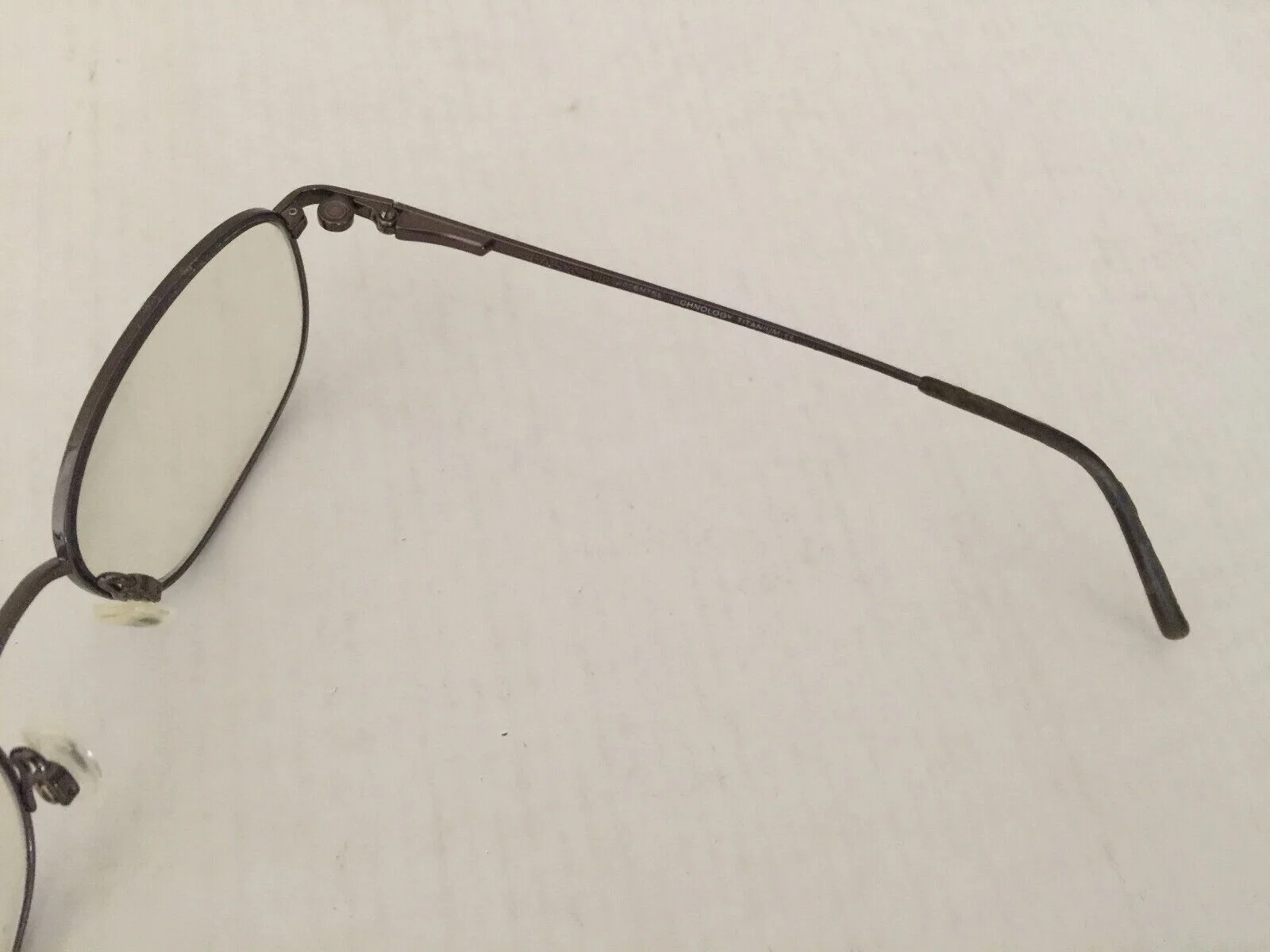Easyclip Eyeglasses technology titanium Frames gunmetal oval size 52[]21 140 3