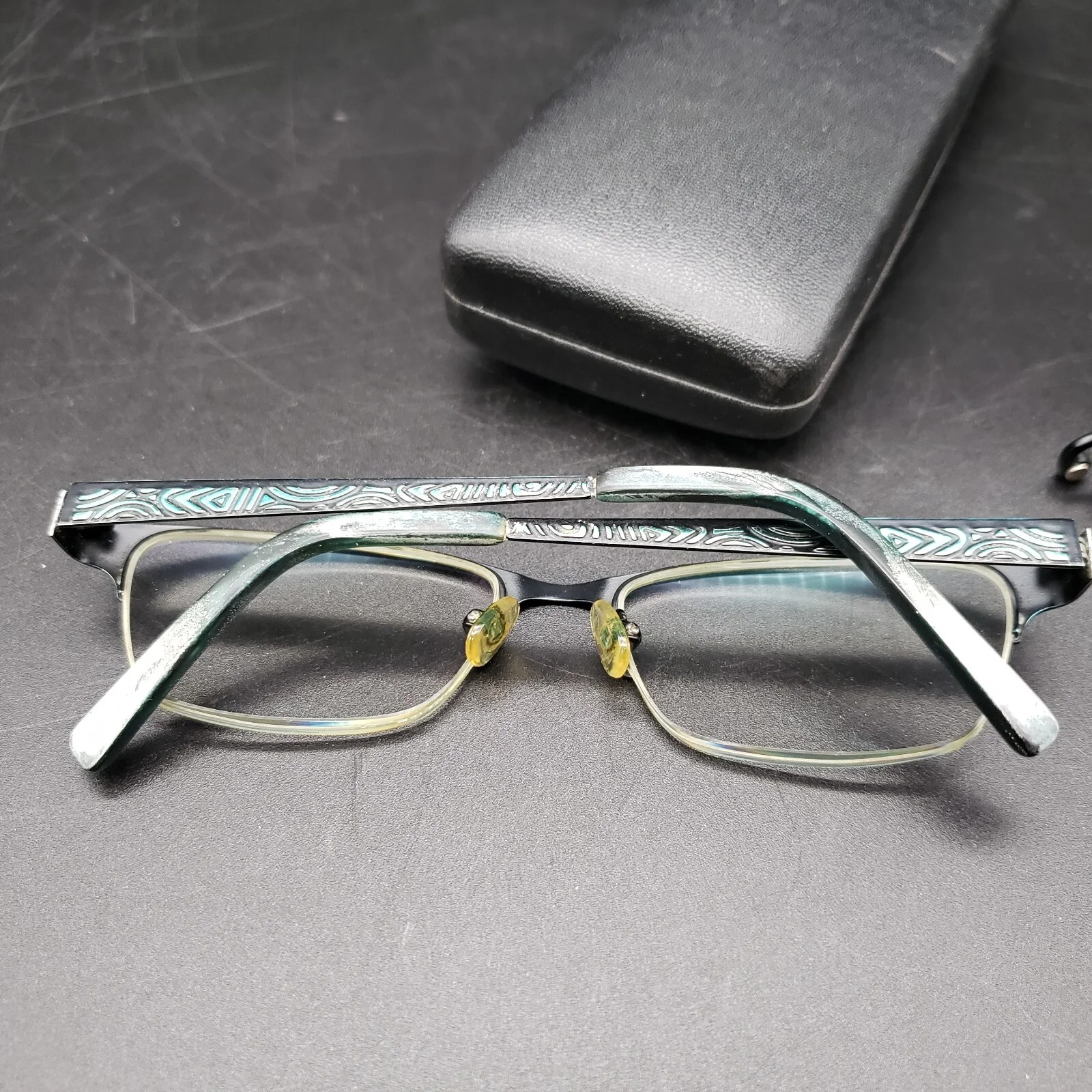 Easyclip Metal Eyeglass Frame and Magnetic Sunglasses Mod PC 172, 52 19 , 135 50 4
