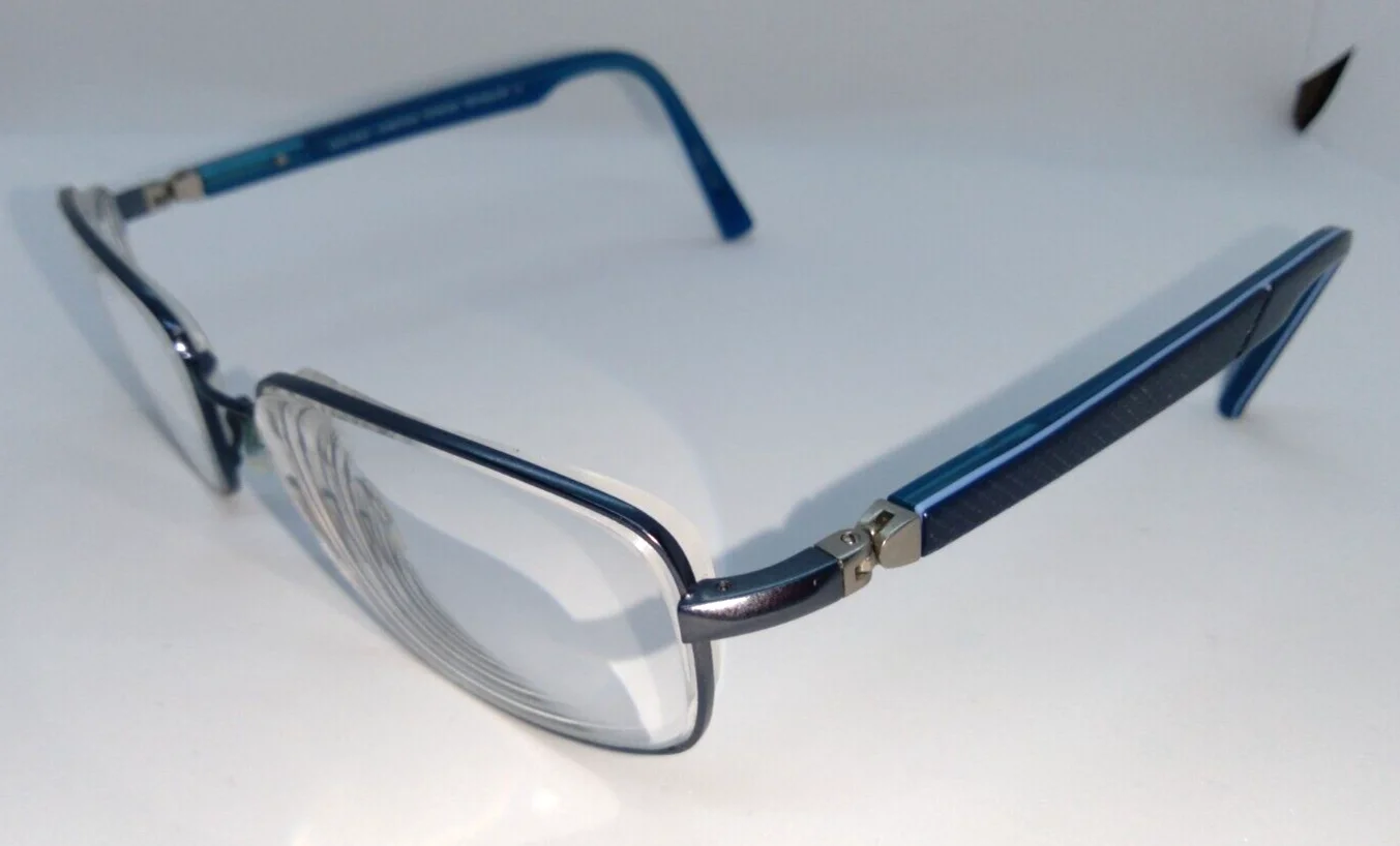 EASYTWIST ET963 NAVY on BLUE EYEGLASS FRAMES 55-17-140 3