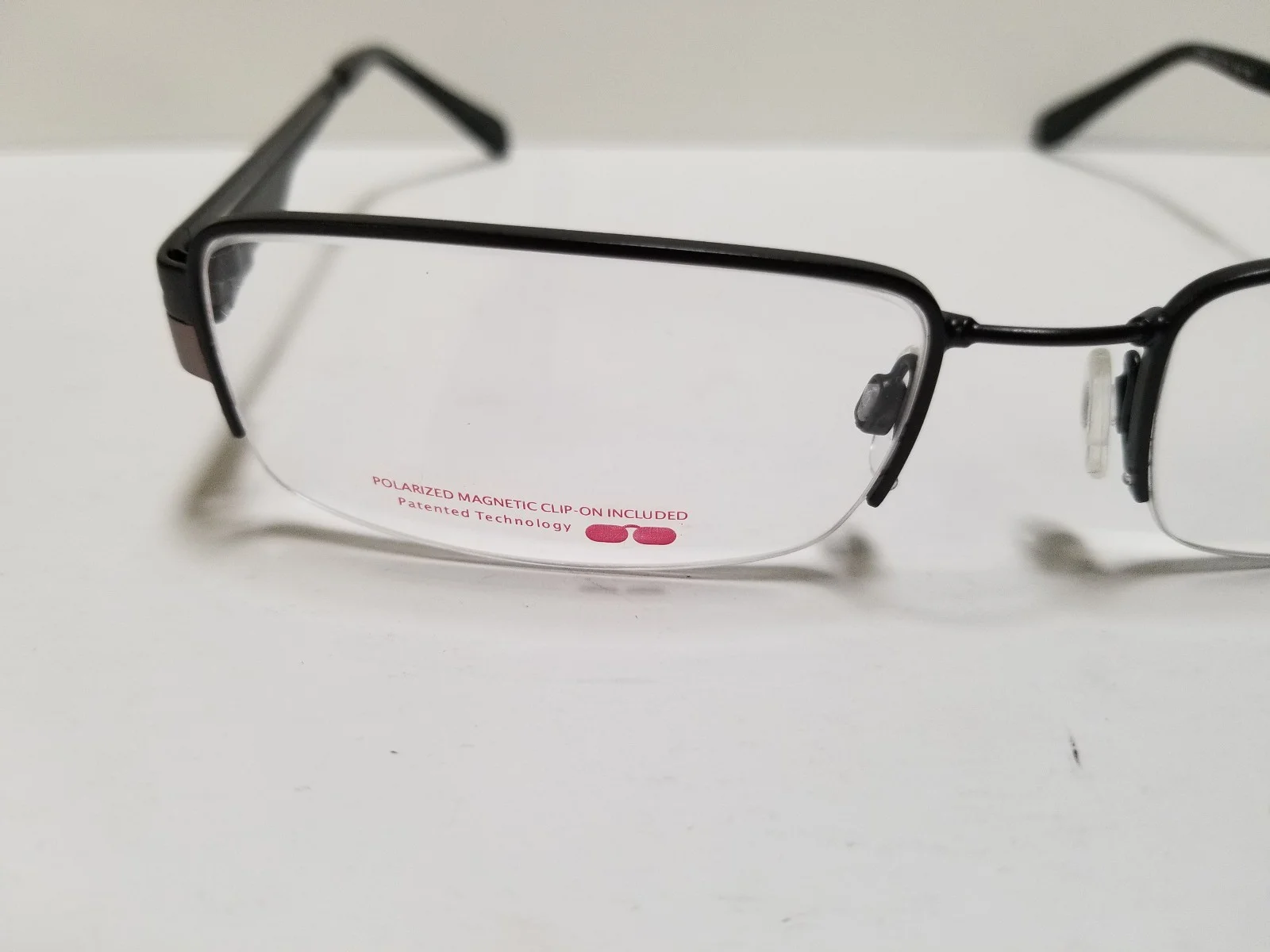 EASYTWIST EYEGLASSES, POLARIZED MAGNETIC CLIP-ON PATENTED TECHNOLOGY CT207 New 3
