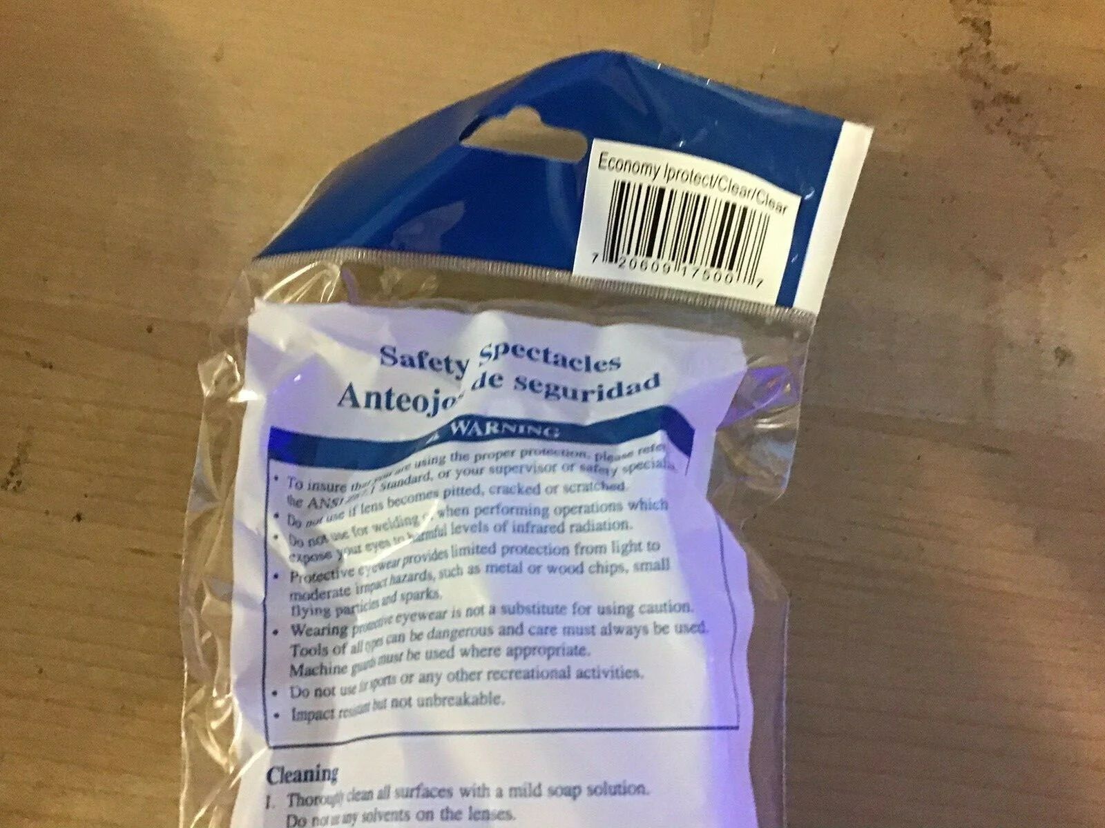 Economy Protective Safety Spectacles Package of 12 NEW BB3 3