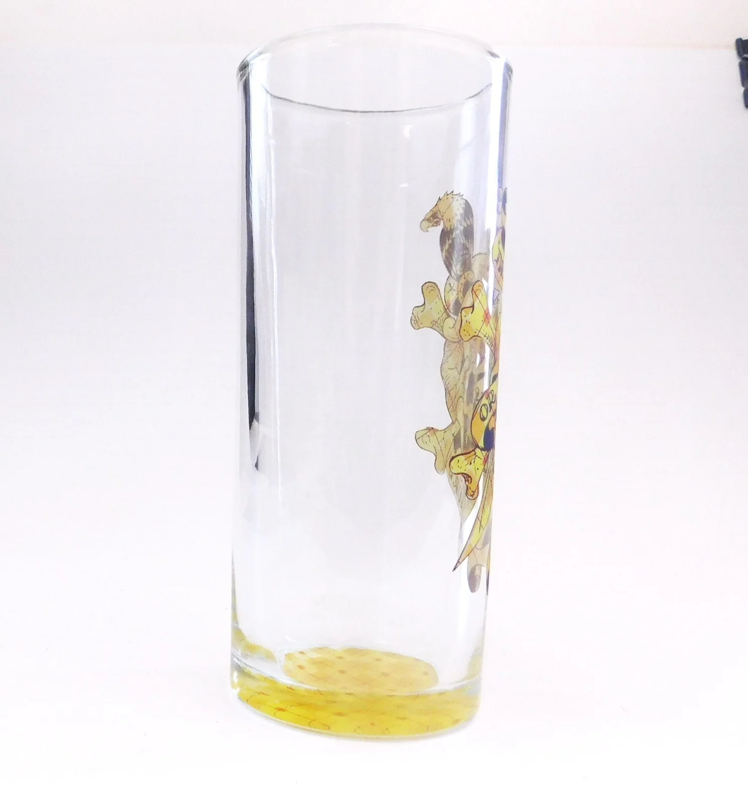 Ed Hardy Death Or Glory Glass Tumbler Skull Crossbones Dagger Red Decal 2
