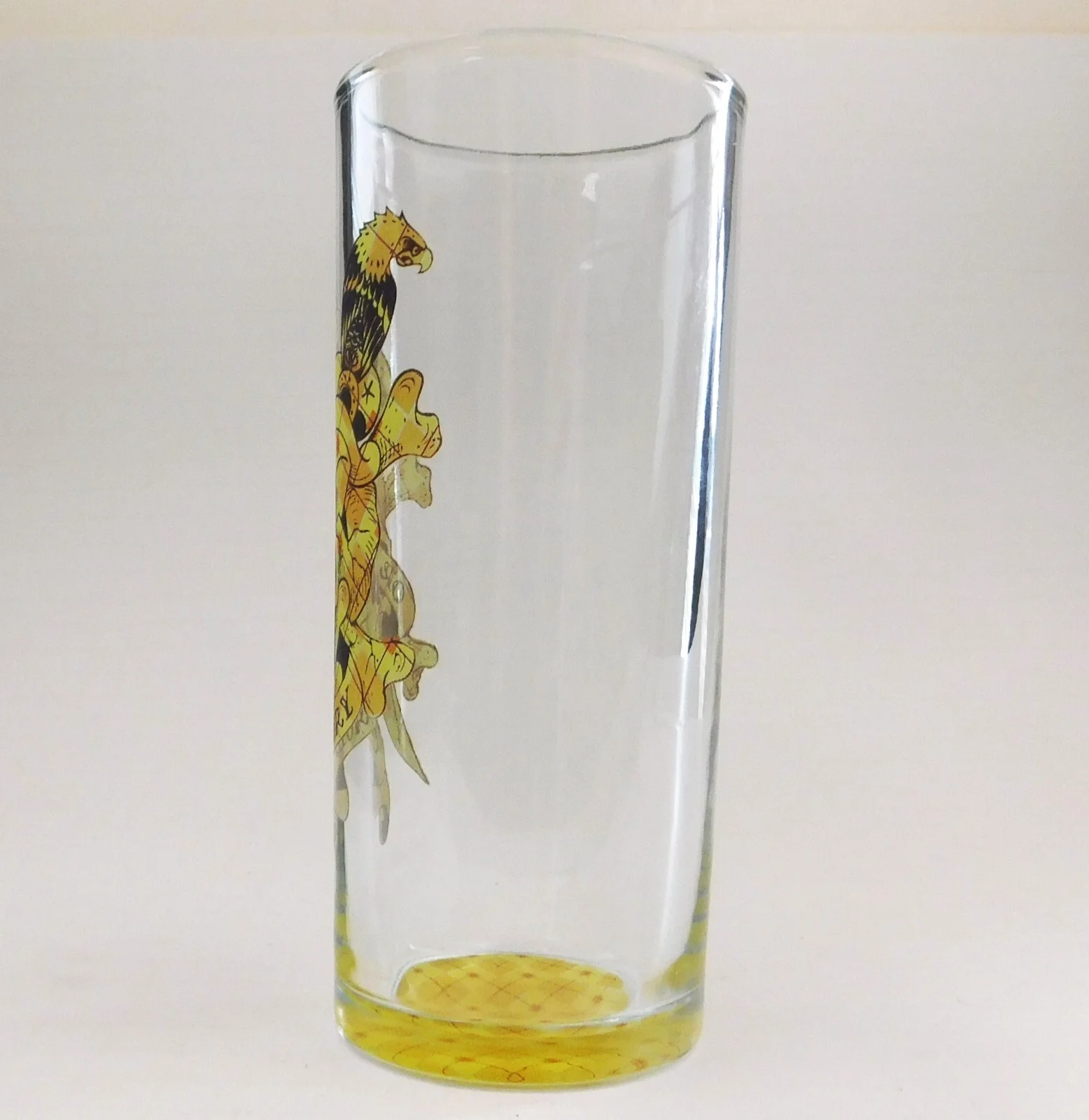 Ed Hardy Death Or Glory Glass Tumbler Skull Crossbones Dagger Red Decal 4