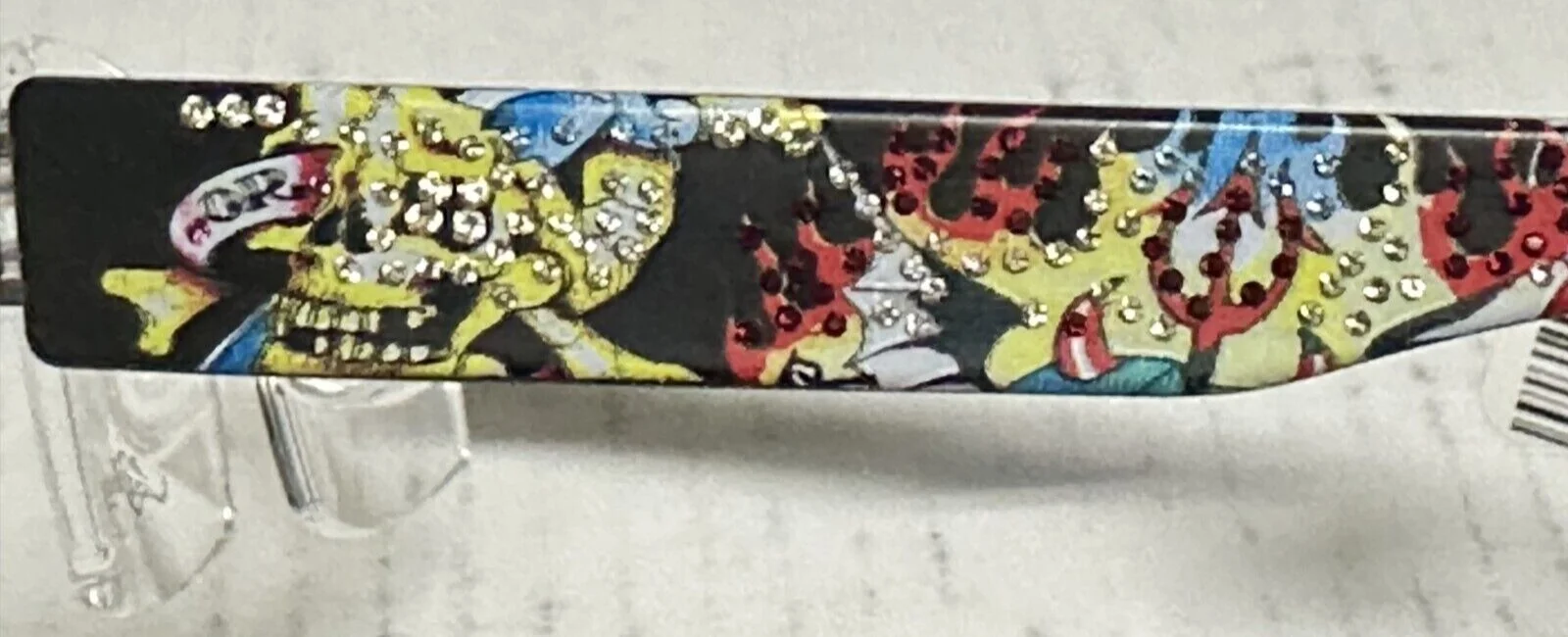 Ed Hardy Drill Mount Eyeglasses New ehl804 51 18 140 Rhinestone 2