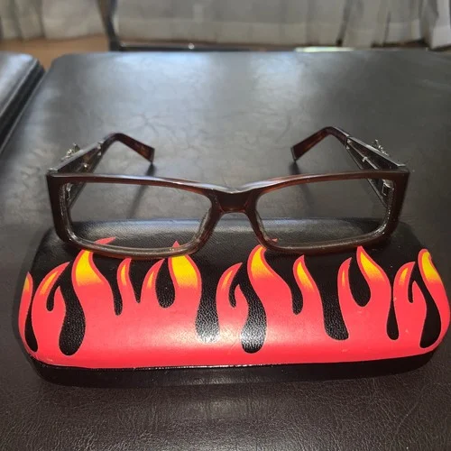 Ed Hardy Rare Eyeglass Frame EHO784 Hazel 1