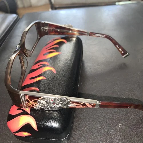 Ed Hardy Rare Eyeglass Frame EHO784 Hazel 4