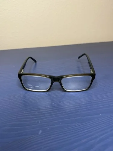 Eddie Bauer 8324 Moss Green 53-16-140 Rectangle Plastic Mens Eyeglasses Frames