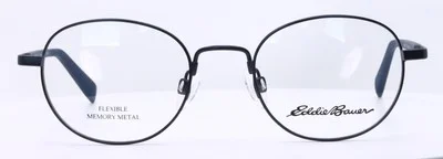 Eddie Bauer EB32023 BL Blue Mens Round Full Rim Eyeglasses 48-20-140 2