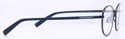 Eddie Bauer EB32023 BL Blue Mens Round Full Rim Eyeglasses 48-20-140 4