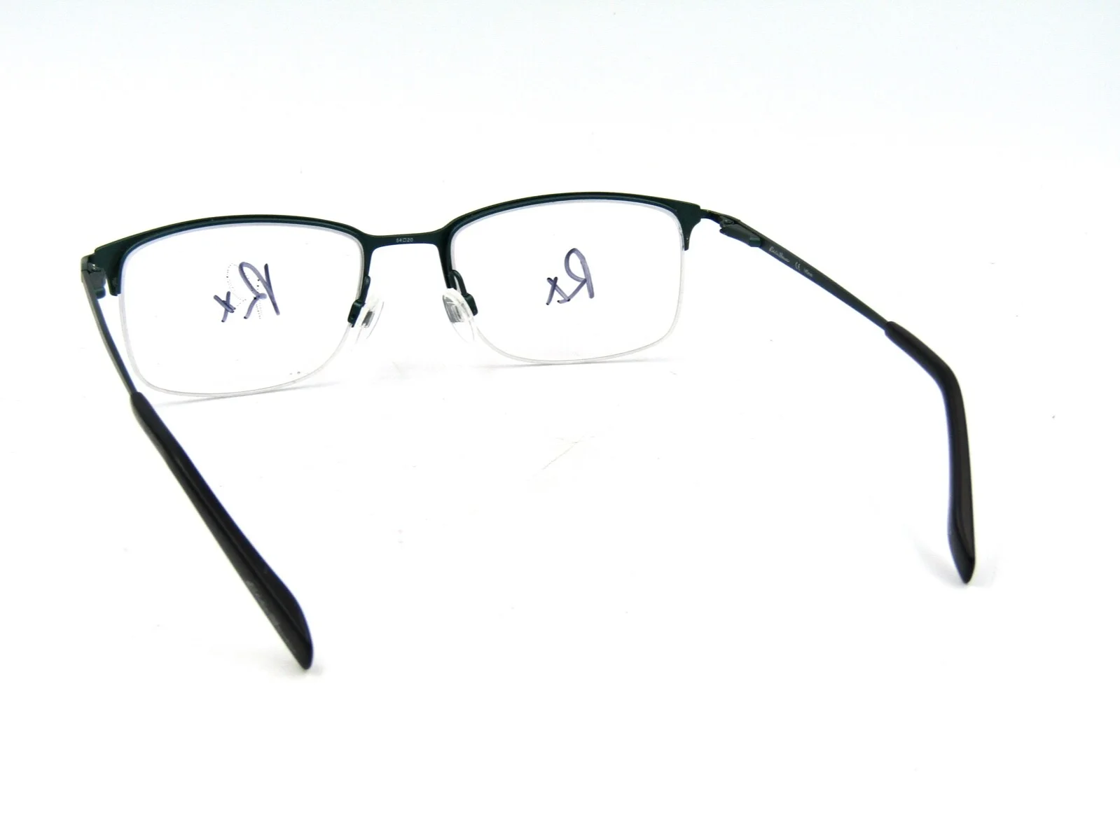 Eddie Bauer EB32050 Titanium Eyeglasses Frame Black 54-20-145 Semi Rimless #245 4