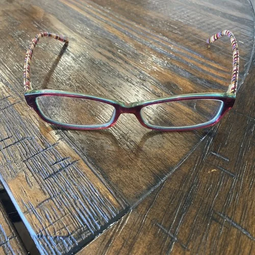 EDDIE BAUER EYEGLASSES 8145 54/16/140 CLARET PURPLE MULTICOLOR FLEX HINGE GR95 2