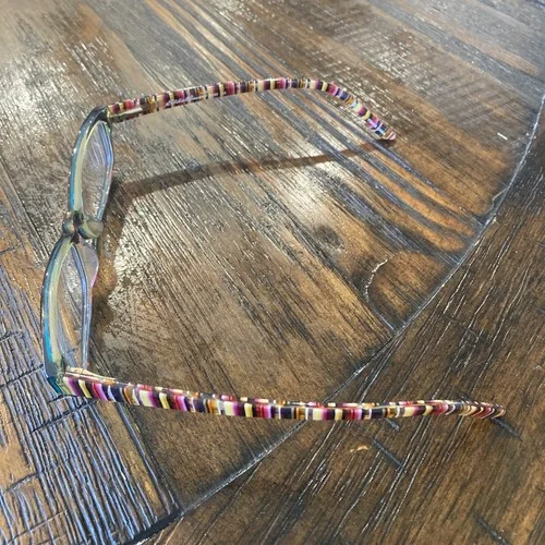 EDDIE BAUER EYEGLASSES 8145 54/16/140 CLARET PURPLE MULTICOLOR FLEX HINGE GR95 3