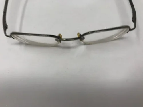 EDDIE BAUER Halfrimless Eyeglasses Ballard 49-20-140 Matte Silver UZ39 2