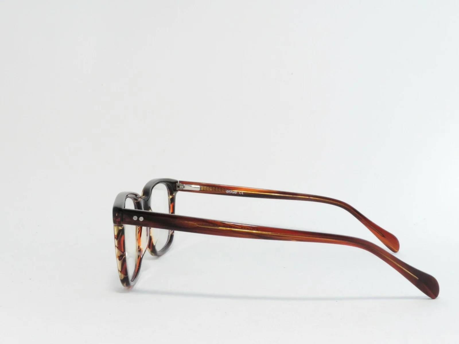 EDGE EYEWEAR SR1637 FULL RIM ACETATE EYEGLASS FRAMES BROWN STRIPE 48-20-140 NEW* 3