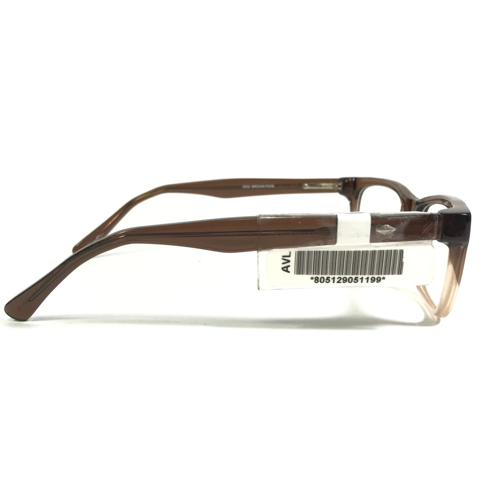 Elan 3002 BROWN FADE Eyeglasses Frames Clear Square Full Rim 50-17-140 3