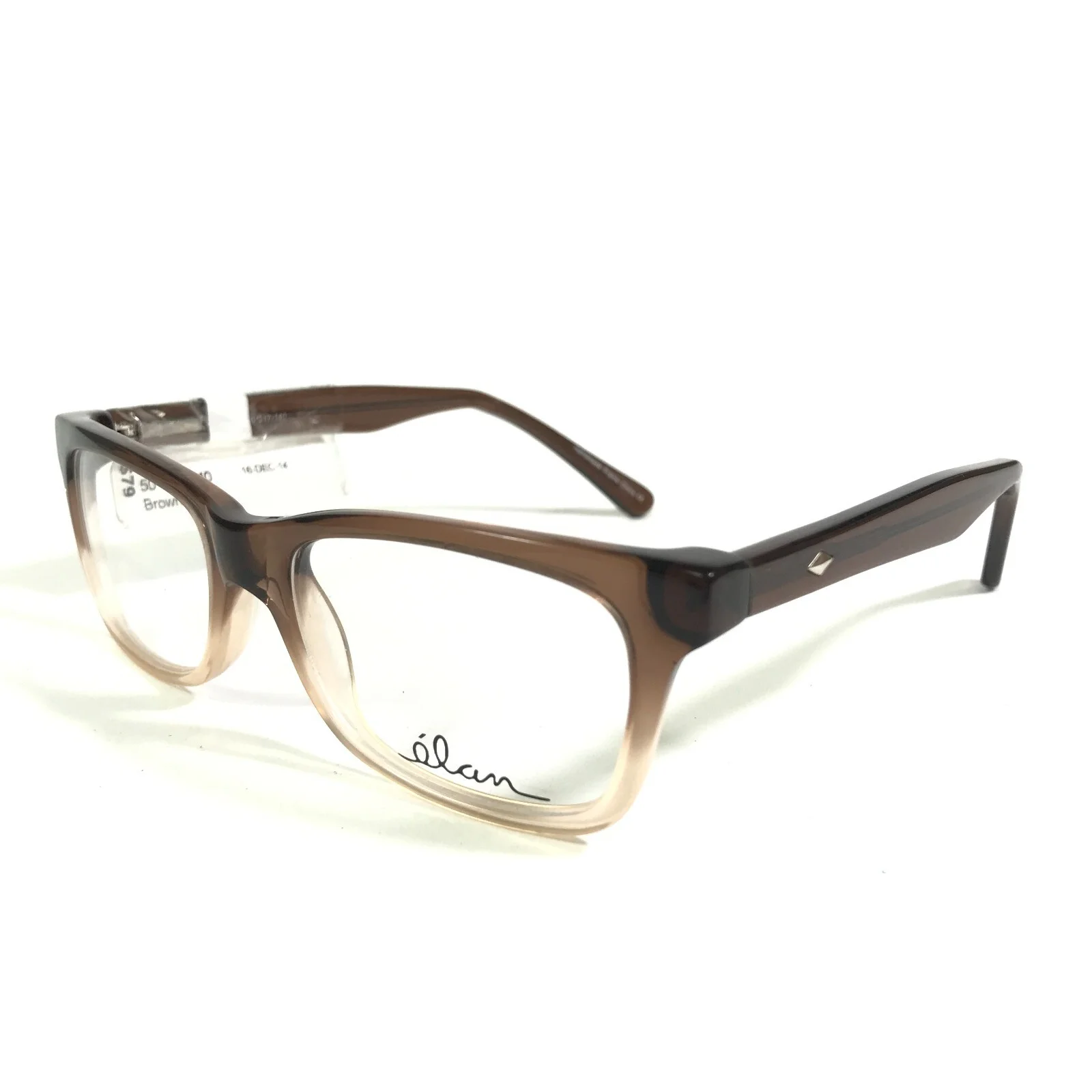 Elan 3002 BROWN FADE Eyeglasses Frames Clear Square Full Rim 50-17-140 4