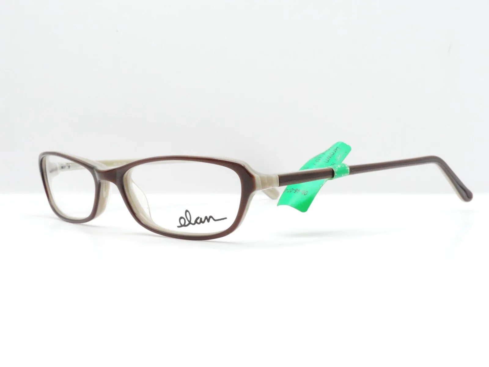 ELAN 9289 FULL RIM NARROW ACETATE EYEGLASS FRAMES BROWN 49-16-135 NWD* 2