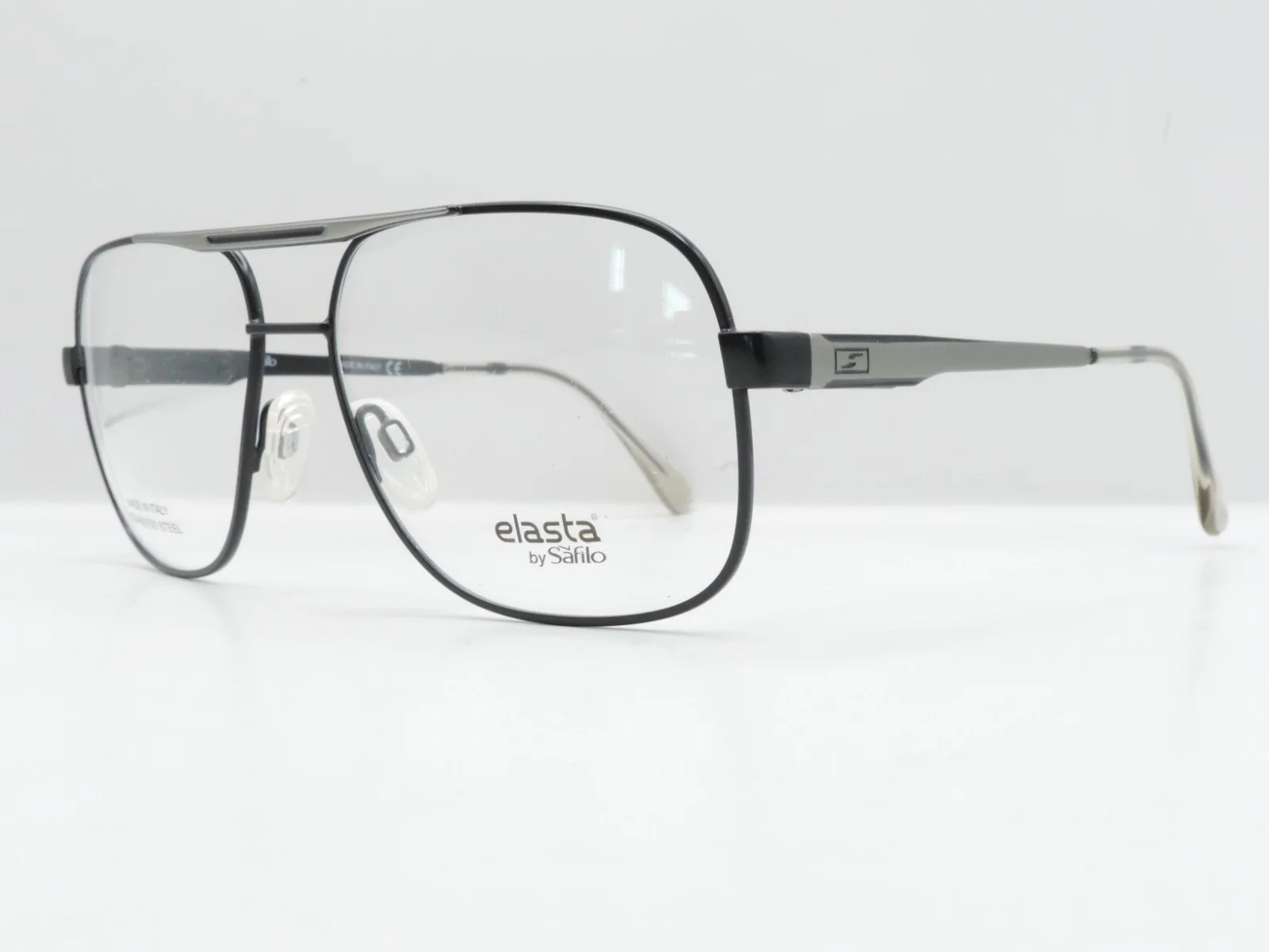 ELASTA BY SAFILO E 3022/P FULL RIM EYEGLASS FRAMES RIW MATTE GREY 58-16-145 NEW 2