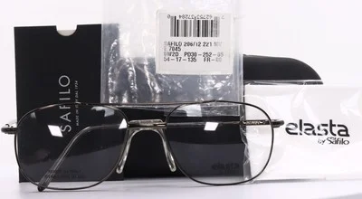 Elasta by Safilo E7045 W2D Bakelite Mens Aviator Full Rim Eyeglasses 54-17-135 1