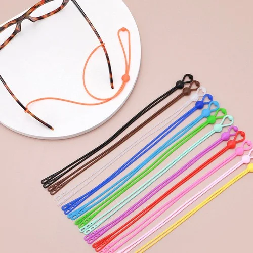 Elastic Eyeglasses Strap Eye Glasses Retainer Head Band Silicone For Man Woma CB