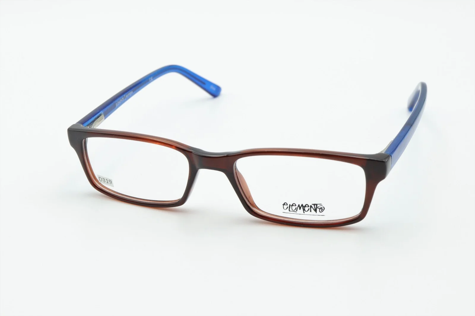 ELEMENTS EUROPA EL-188 C1 Brown/Blue 47-16-130 Eyeglass Frames Flex Hinges D319 2