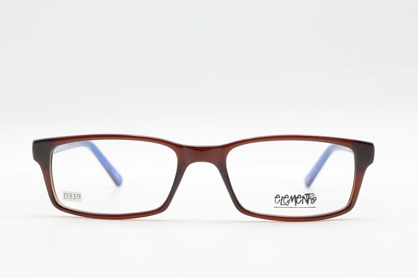 ELEMENTS EUROPA EL-188 C1 Brown/Blue 47-16-130 Eyeglass Frames Flex Hinges D319 3