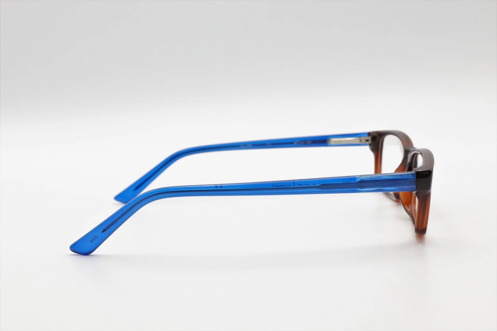 ELEMENTS EUROPA EL-188 C1 Brown/Blue 47-16-130 Eyeglass Frames Flex Hinges D319 4