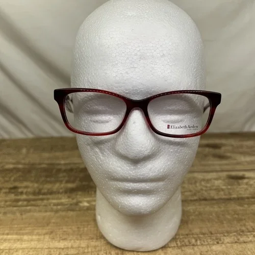ELIZABETH ARDEN Designer Eyeglass Frames EA1200 51-2 RED 51-15-135