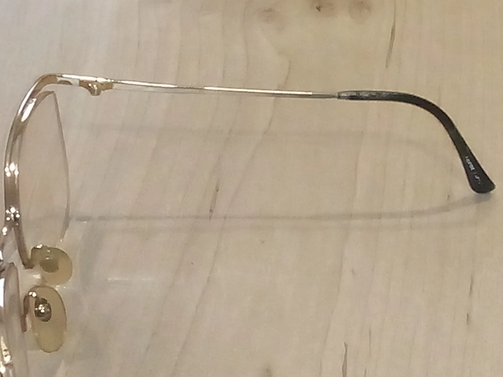Elizabeth Arden Eyeglasses EA618-3 Gold Square Invisible Rim Frame 53-16-130 mm 4