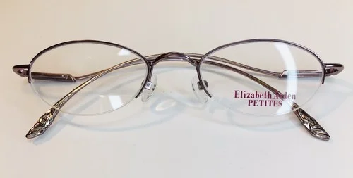 Elizabeth Arden Petites Eyeglasses FRAMES EAPT-24A-2 Rose Semi Rimless 47-20-135